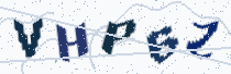 Security image showing five characters